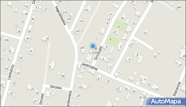 Tychy, Szczygla, 3, mapa Tychów