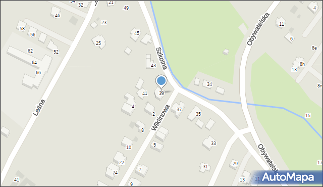 Tychy, Szkolna, 39, mapa Tychów