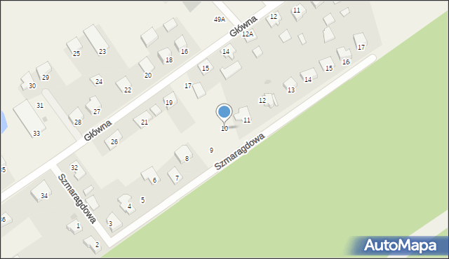 Ulim, Szmaragdowa, 10, mapa Ulim