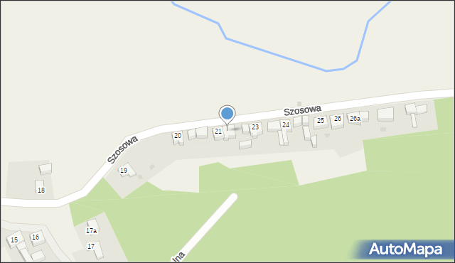 Urad, Szosowa, 22, mapa Urad