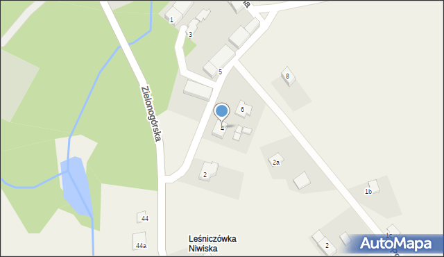 Urzuty, Szkolna, 4, mapa Urzuty