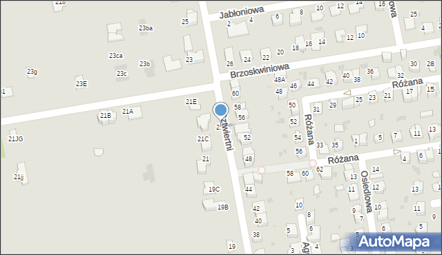 Ustroń, Sztwiertni Jana, 21d, mapa Ustroń