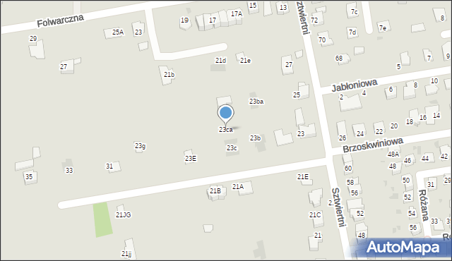 Ustroń, Sztwiertni Jana, 23ca, mapa Ustroń