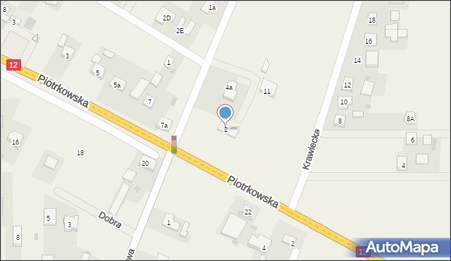 Uszczyn, Szkolna, 2, mapa Uszczyn