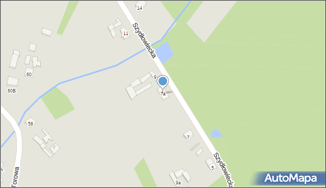 Wąchock, Szydłowiecka, 7a, mapa Wąchock