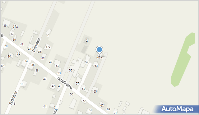 Wacyn, Szafirowa, 63a, mapa Wacyn