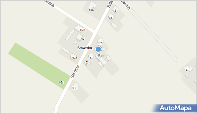 Waleńczów, Szkolna, 49A, mapa Waleńczów