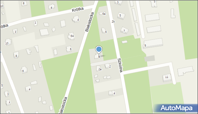 Waliły-Stacja, Szkolna, 8, mapa Waliły-Stacja