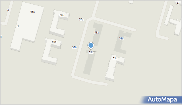 Warszawa, Szeligowska, 53c, mapa Warszawy