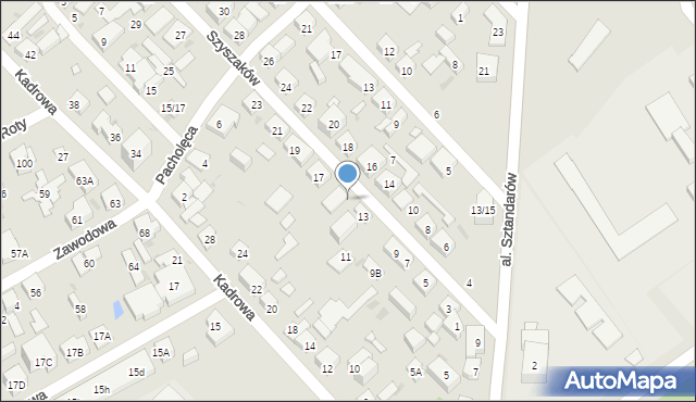 Warszawa, Szyszaków, 15, mapa Warszawy