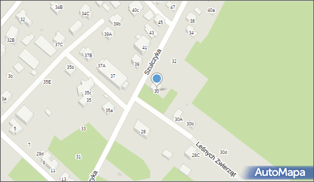 Warszawa, Szulczyka Sylwestra, ks., 30, mapa Warszawy