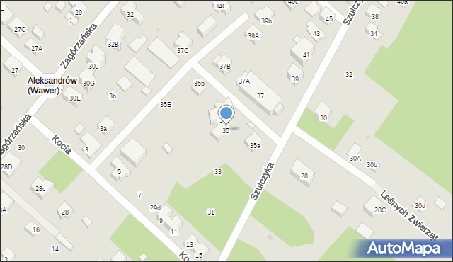 Warszawa, Szulczyka Sylwestra, ks., 35, mapa Warszawy