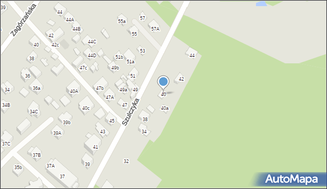 Warszawa, Szulczyka Sylwestra, ks., 40, mapa Warszawy