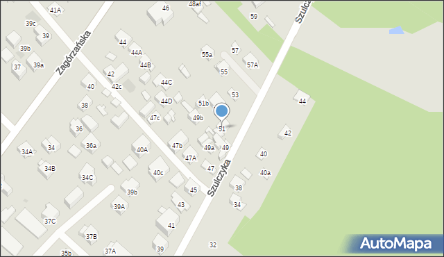 Warszawa, Szulczyka Sylwestra, ks., 51, mapa Warszawy