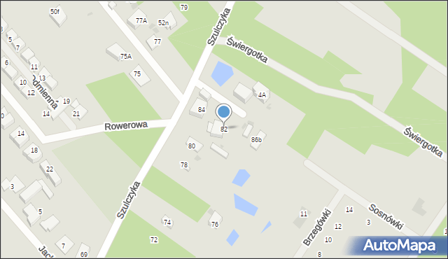 Warszawa, Szulczyka Sylwestra, ks., 82, mapa Warszawy
