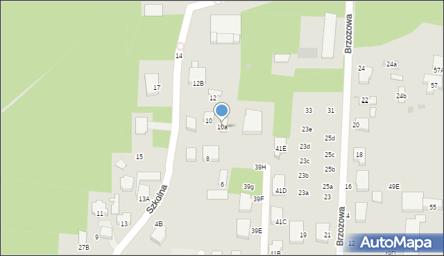 Warszawa, Szkolna, 10a, mapa Warszawy