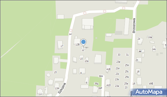 Warszawa, Szkolna, 12A, mapa Warszawy