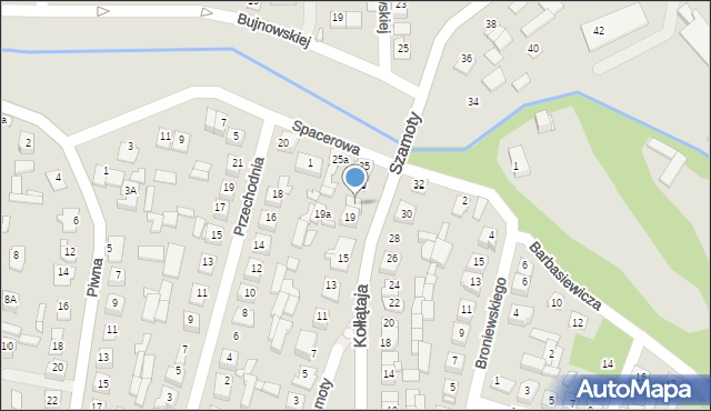 Węgrów, Szamoty Karola, 21, mapa Węgrów