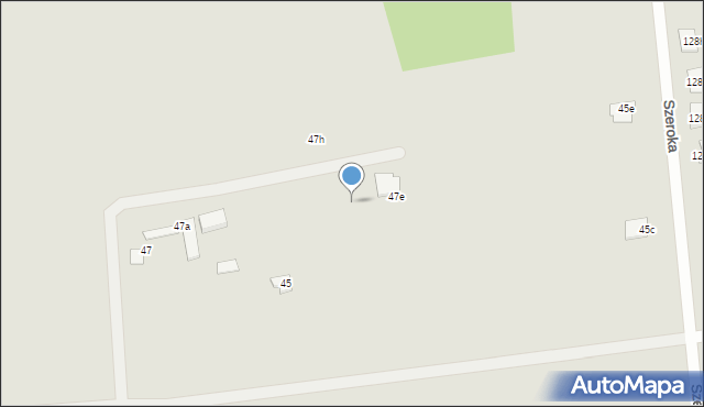 Węgrów, Szeroka, 47d, mapa Węgrów