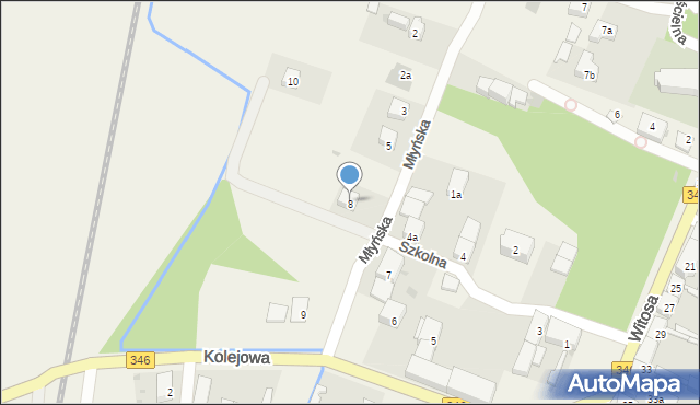 Węgry, Szkolna, 8, mapa Węgry