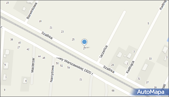 Wielgolas Brzeziński, Szafirka, 27, mapa Wielgolas Brzeziński