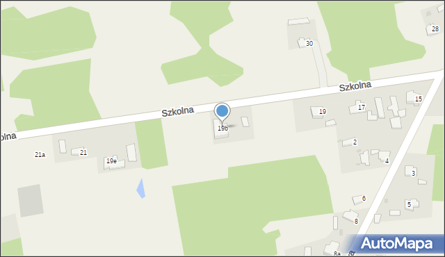 Wielka Wieś, Szkolna, 19b, mapa Wielka Wieś