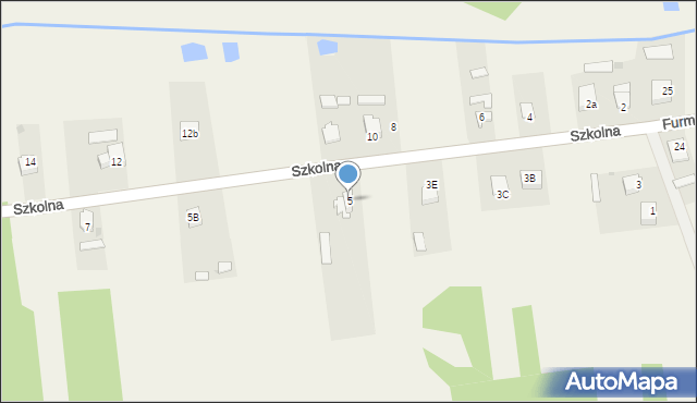 Wielka Wieś, Szkolna, 5, mapa Wielka Wieś