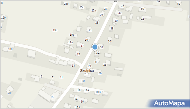 Wielka Wieś, Szkolna, 32/1, mapa Wielka Wieś