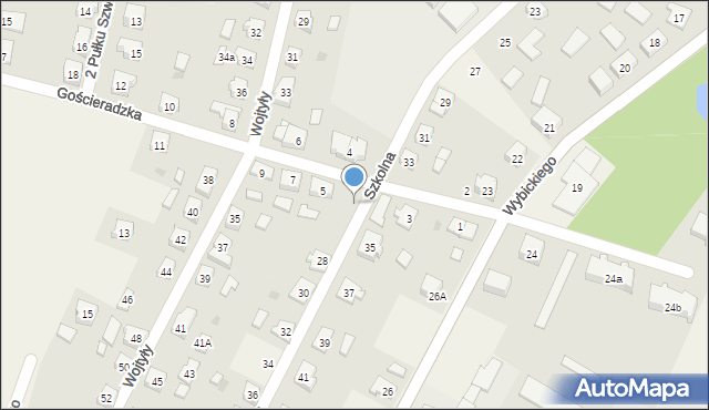 Wielki Klincz, Szkolna, 26, mapa Wielki Klincz