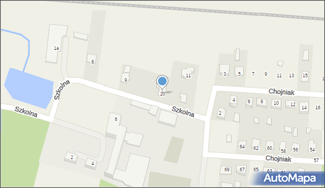 Wieniawa, Szkolna, 10, mapa Wieniawa