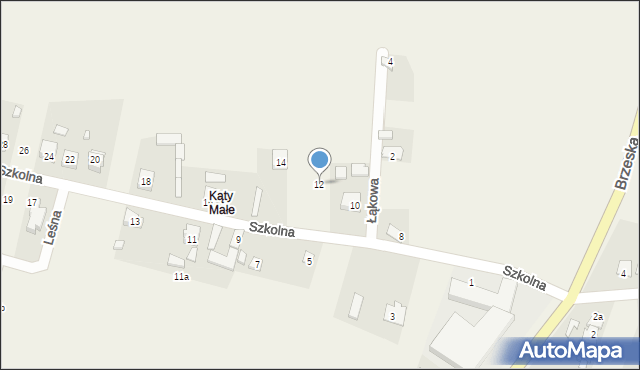 Wieniec, Szkolna, 12, mapa Wieniec