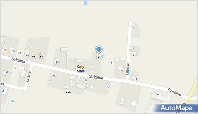 Wieniec, Szkolna, 14, mapa Wieniec