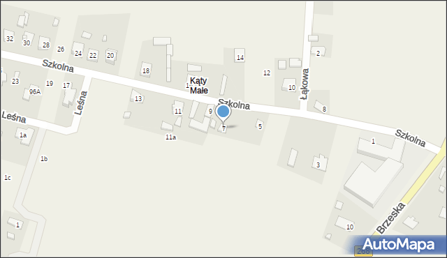 Wieniec, Szkolna, 7, mapa Wieniec