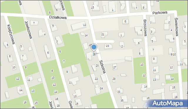 Wierzchowisko, Szkolna, 18, mapa Wierzchowisko