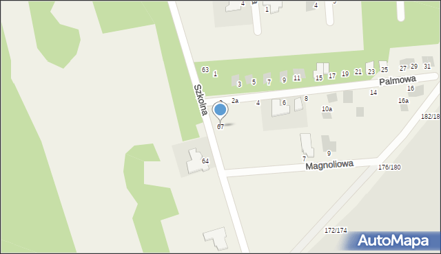 Wierzchowisko, Szkolna, 67, mapa Wierzchowisko