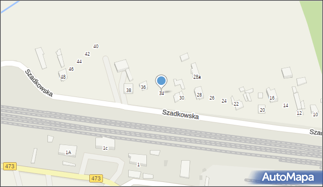 Wiewiórczyn, Szadkowska, 34, mapa Wiewiórczyn