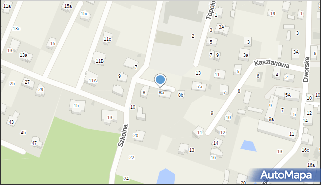 Wilczyce, Szkolna, 8a, mapa Wilczyce