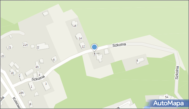 Wilkanowo, Szkolna, 5, mapa Wilkanowo