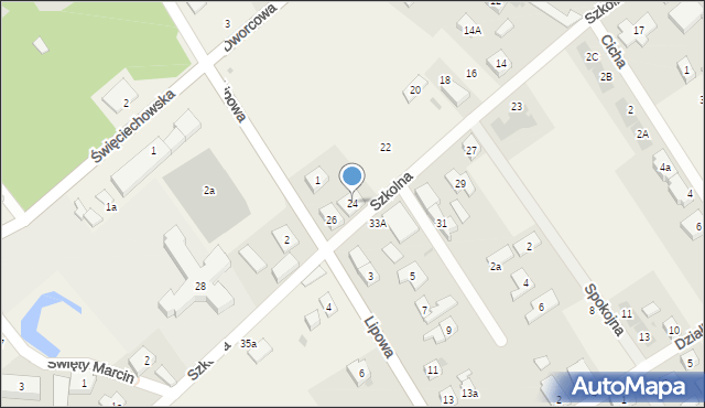 Wilkowice, Szkolna, 24, mapa Wilkowice