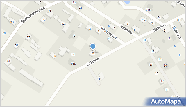 Wilkowice, Szkolna, 82, mapa Wilkowice
