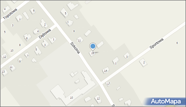 Wiślinka, Szkolna, 13, mapa Wiślinka