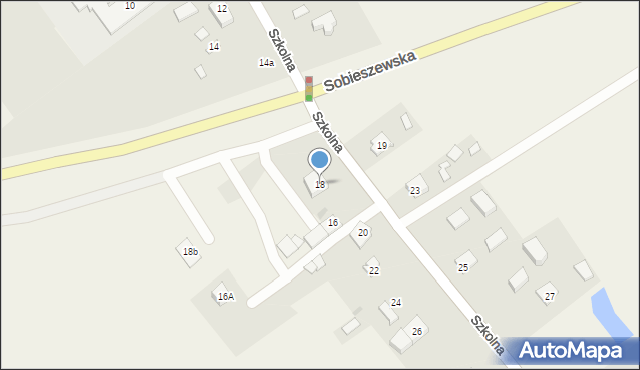 Wiślinka, Szkolna, 18, mapa Wiślinka