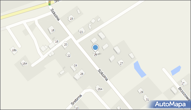 Wiślinka, Szkolna, 25, mapa Wiślinka