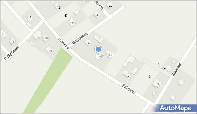 Wiślinka, Szkolna, 37A, mapa Wiślinka