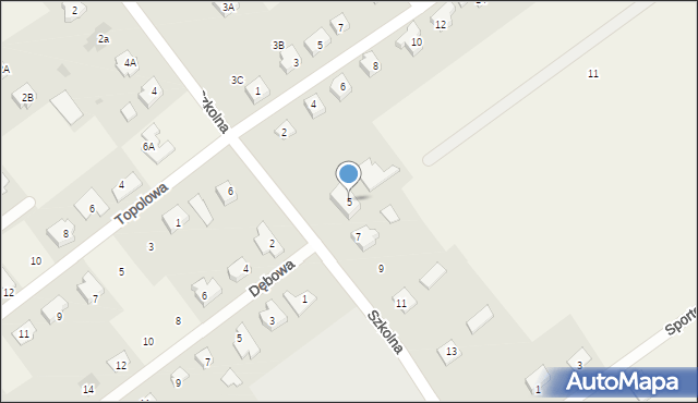 Wiślinka, Szkolna, 5, mapa Wiślinka