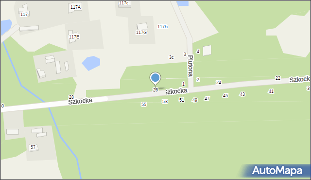 Władków, Szkocka, 26, mapa Władków