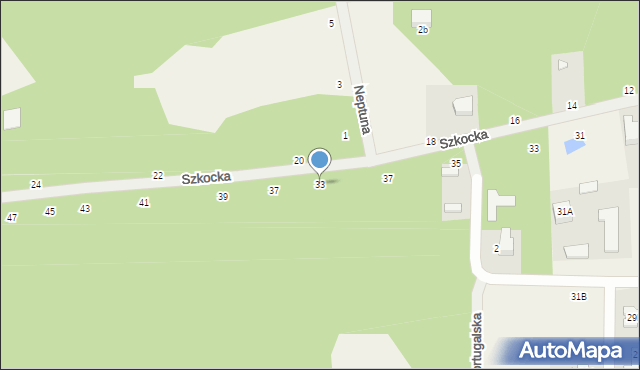 Władków, Szkocka, 33, mapa Władków