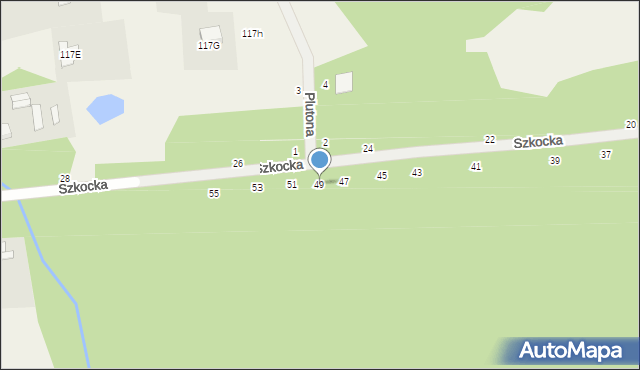 Władków, Szkocka, 49, mapa Władków