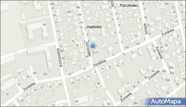 Włocławek, Szczygla, 2, mapa Włocławka