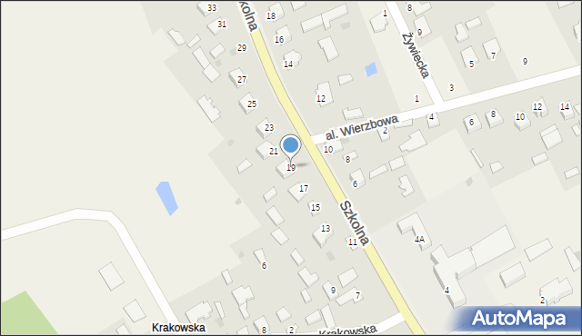 Wola Baranowska, Szkolna, 19, mapa Wola Baranowska